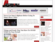 Tablet Screenshot of popcorndaily.com